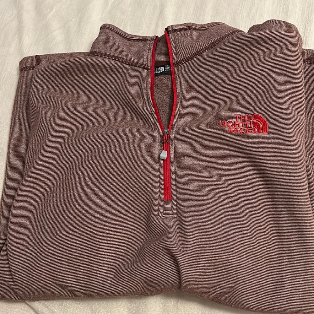 The North Face lightweight fleece jacket.